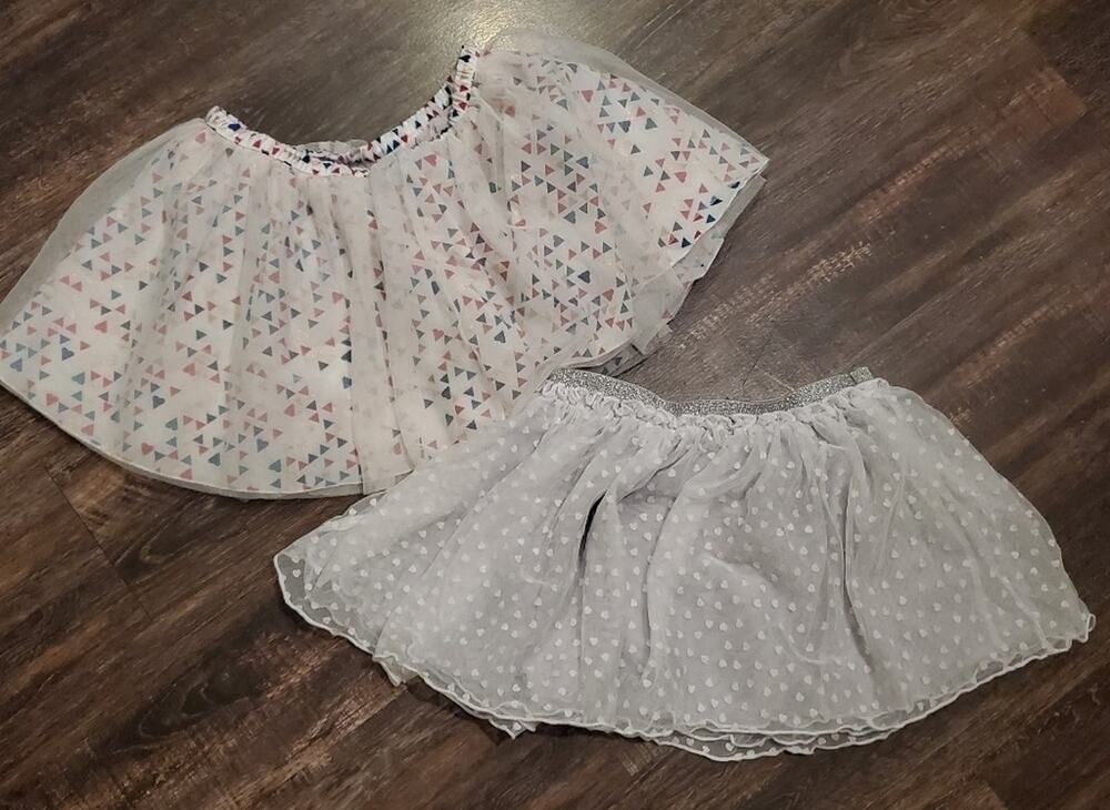 Epic Threads Set of 2 Girls Tulle Overlay Skirts Size 6X